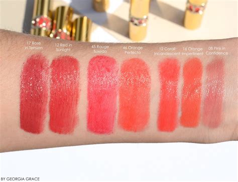 ysl rouge volupte shine 06|YSL rouge volupte shine swatches.